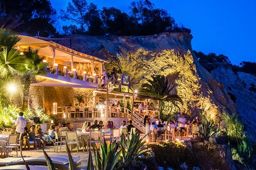 Restaurant plage Ibiza